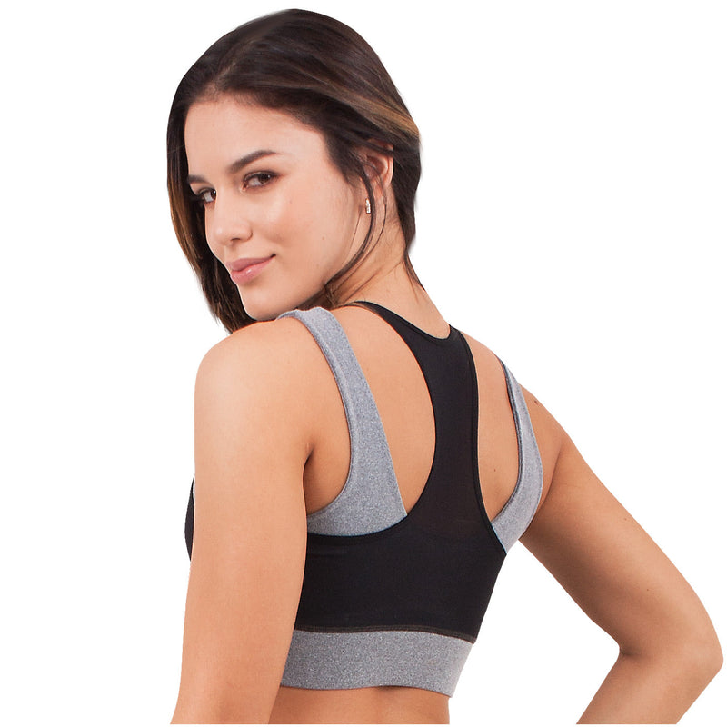 FLEXMEE 902006 Waves Sport Active Racerback Bra | Supplex 360 - Pal Negocio