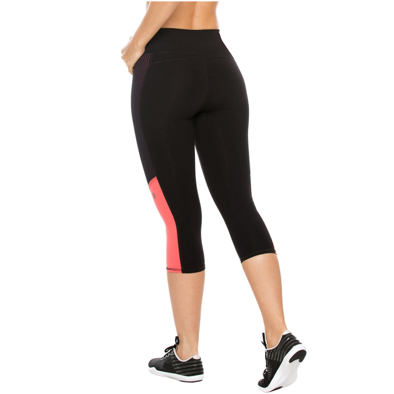 Flexmee 944101 Mid Rise Capri Leggings for Women | Supplex - Pal Negocio