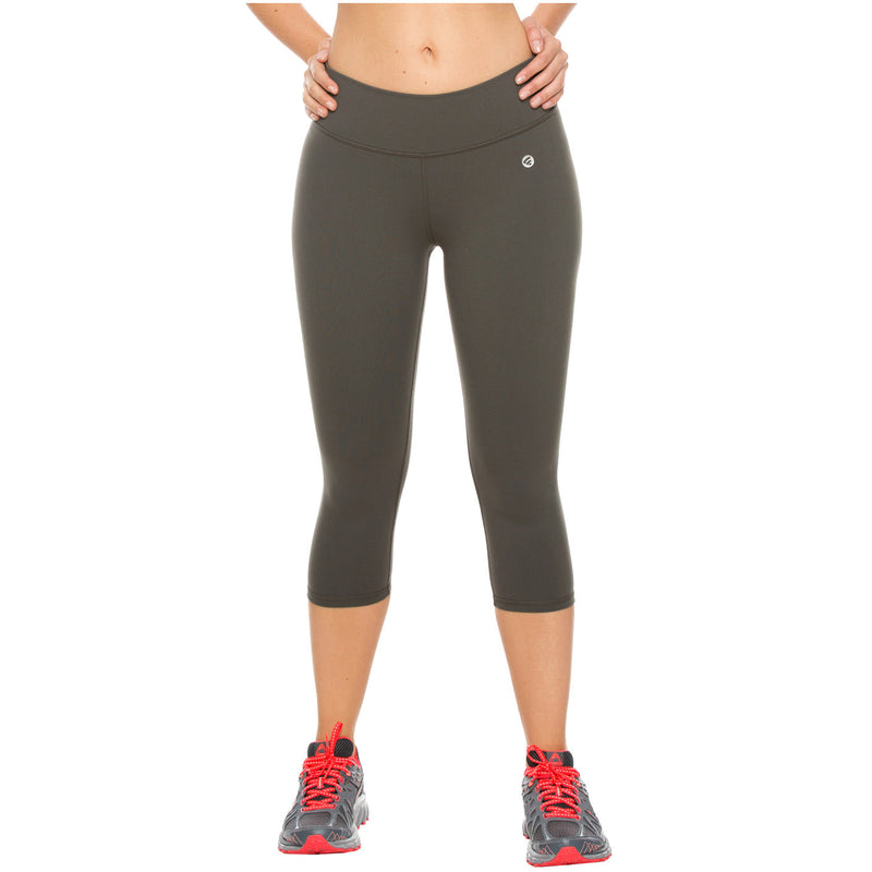 Flexmee 944201 Mid Rise Capri Leggings for Women | Polyamide - Pal Negocio