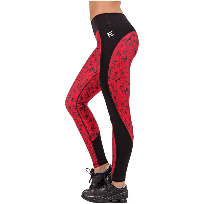 FLEXMEE 946070 Luxury Roses Sublimated Active Leggings | Polyamide - Pal Negocio