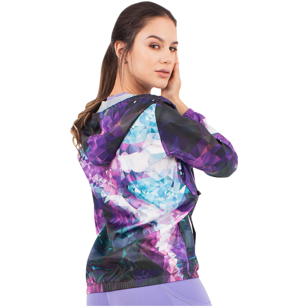 FLEXMEE 982000 Sublimated Fractals Winbreaker With Hood | Polyester - Pal Negocio