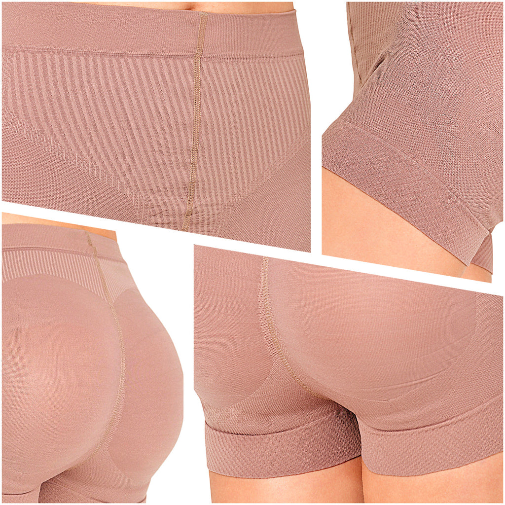 LT. Rose 21996 | High Waist Butt Lifting Shaping Shorts Mid Thigh Shapewar Fupa Control for Women | Daily Use - Pal Negocio