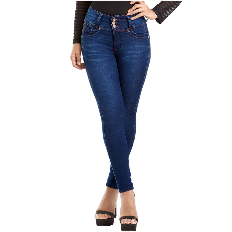 LT.Rose AS3002 | Butt Lifter Skinny Jeans w/ Back Faux Pockets - Pal Negocio