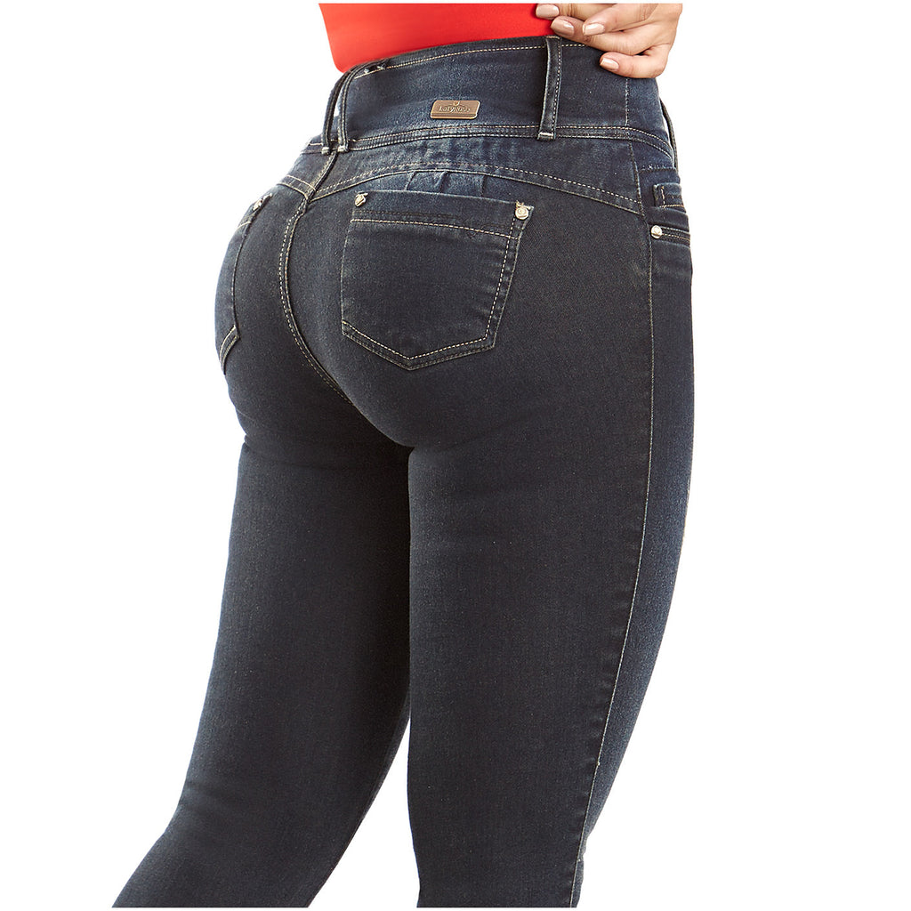 LT.Rose CS3B04 | Colombian Mid-Rise Butt Lifter Skinny Jeans - Pal Negocio