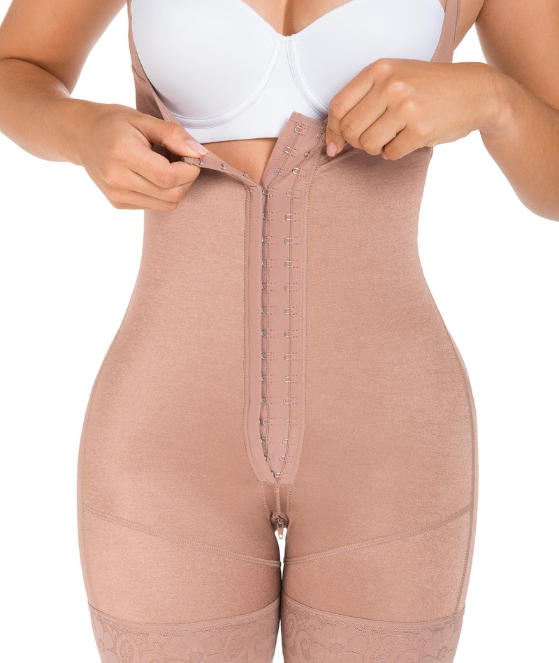Fajas MariaE FU115 | Post Surgery Shapewear Bodysuit | Stage 1 and 2 | Triconet - Pal Negocio